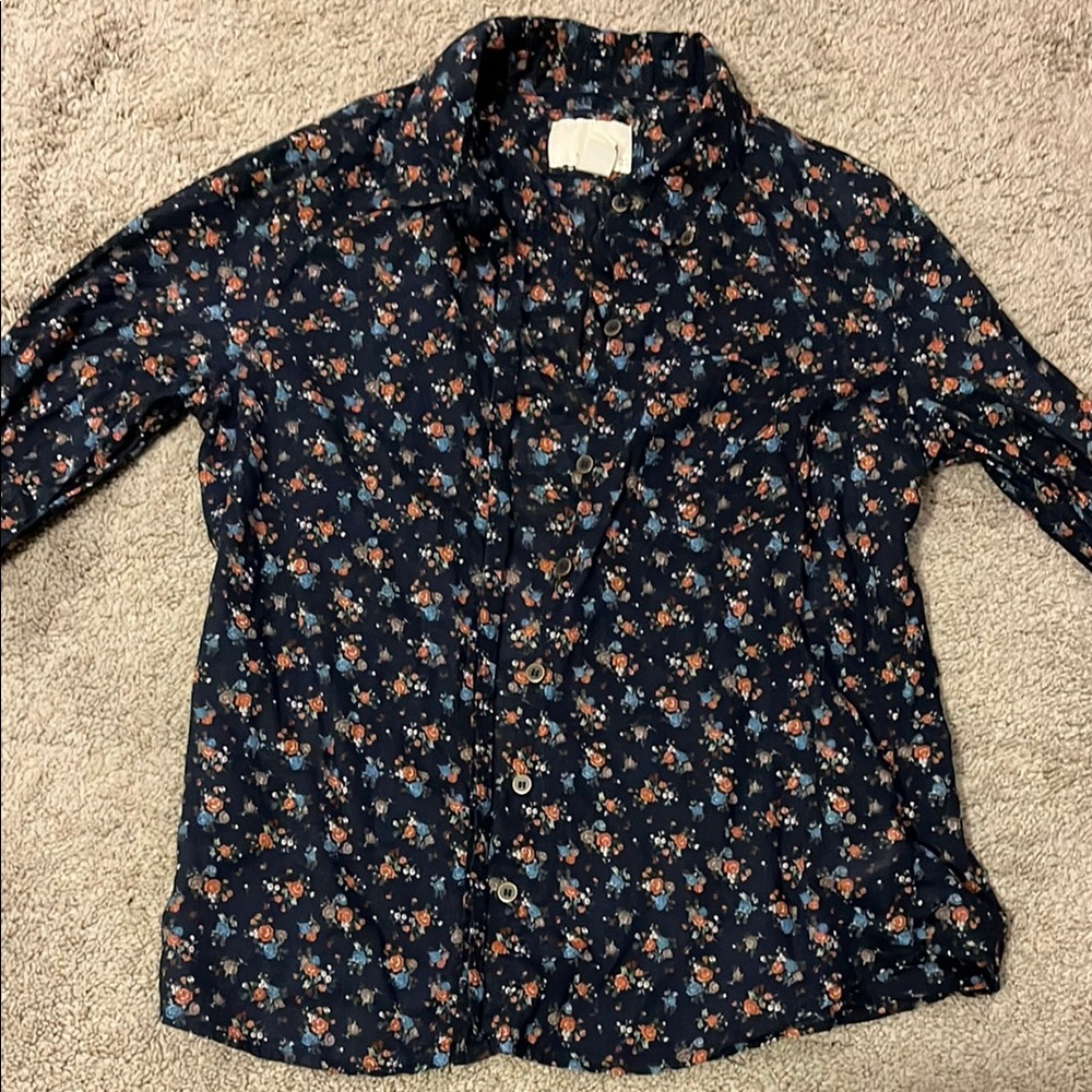 Floral Button-Up Shirt